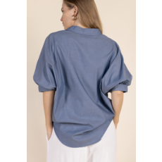 Before You Before You Poplin Button Up Shirt