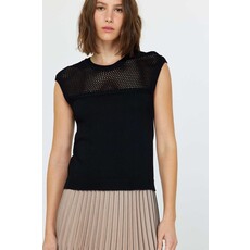 Current Air Current Air Crochet Sweater Vest