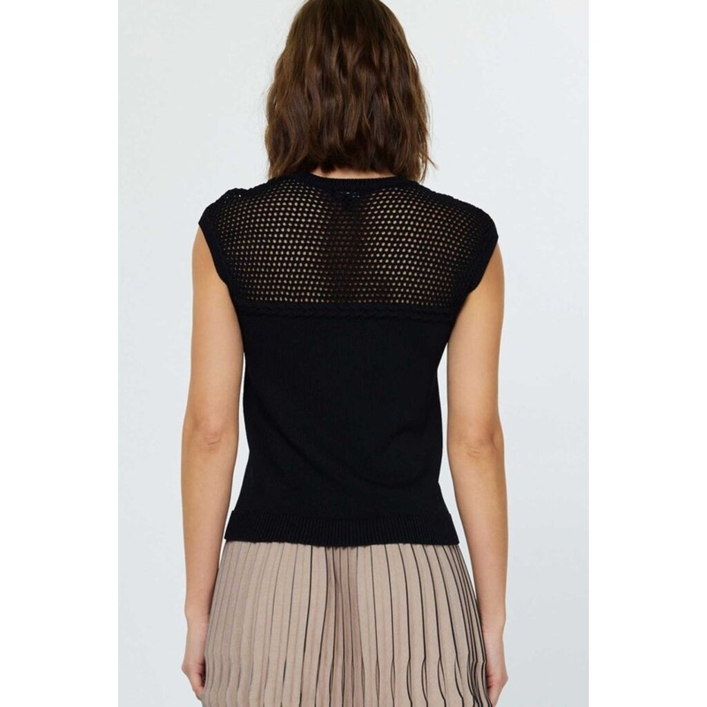 Current Air Current Air Crochet Sweater Vest