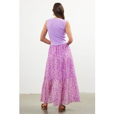 Skies Are Blue Skies Are Blue Knit to Woven Tank Dress