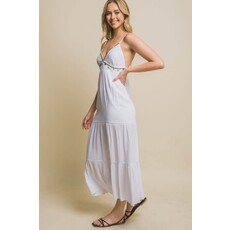 Love Tree Love Tree Woven Beaded Seashell Maxi Dress