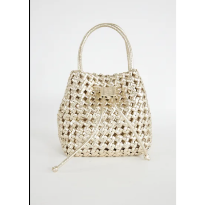 Remi/Reid Perrie Bucket Mini Woven Square Bag