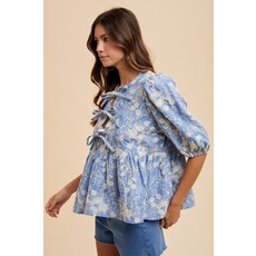 Anniewear Anniewear Floral Embroidery Blouse