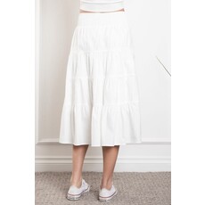 Blue Velvet Blue Velvet Smocked Waist Long Skirt