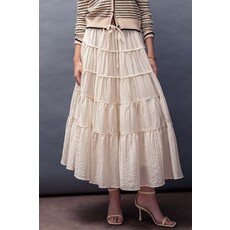Trend Notes Trend Notes Tiered Cotton Maxi Skirt