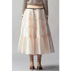 Trend Notes Trend Notes Tiered Cotton Maxi Skirt