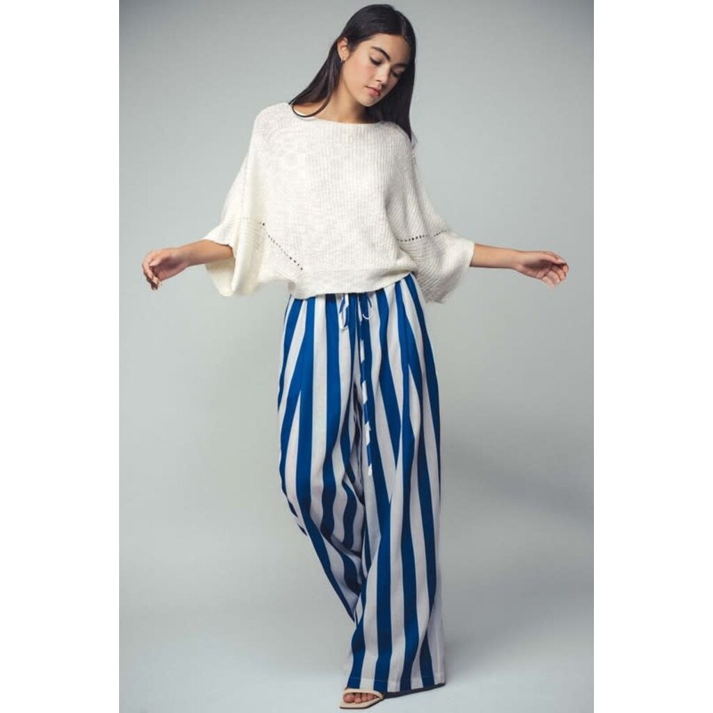 Trend Notes Trend Notes Linen Blend Stripe Pants