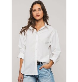Trend Notes Twill Oversized Stripe Shirt