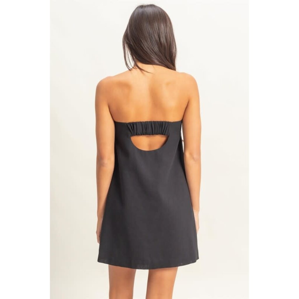 HYFVE HYFVE Washed Strapless Mini Dress