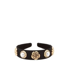 Icco Accessories Icco Antique Rose and Pearl Accent Head Band
