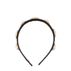 Icco Accessories Icco Antique Rose and Pearl Accent Head Band