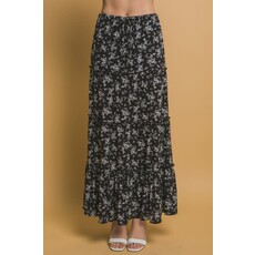 Love Tree Love Tree Floral Printed Maxi Skirt