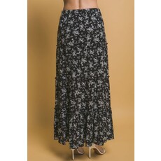 Love Tree Love Tree Floral Printed Maxi Skirt
