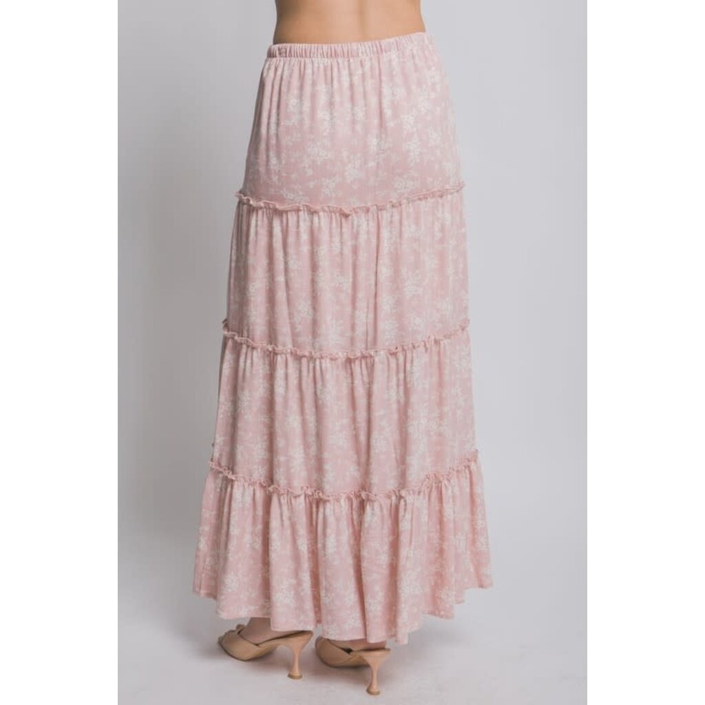 Love Tree Love Tree Floral Printed Maxi Skirt
