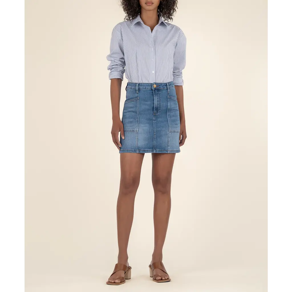 KUT Kut Hayden Jean Skirt