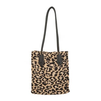 Icco Accessories Leopard Print Tote Bag