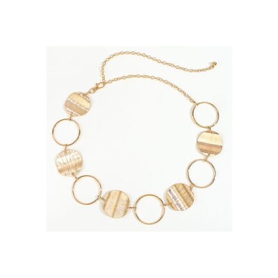 Swan Madchen Geometric Circle Body Waist Chain