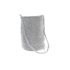 Swan Madchen Swan Madchen Woven Shimmer Bucket Bag