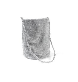Swan Madchen Woven Shimmer Bucket Bag