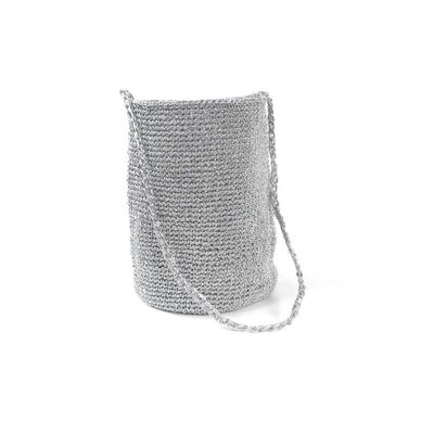 Swan Madchen Woven Shimmer Bucket Bag