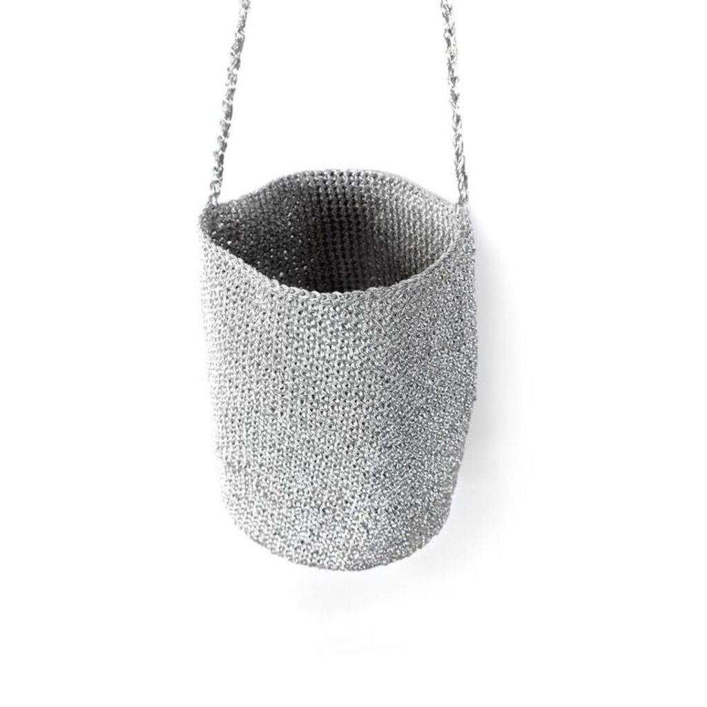 Swan Madchen Swan Madchen Woven Shimmer Bucket Bag
