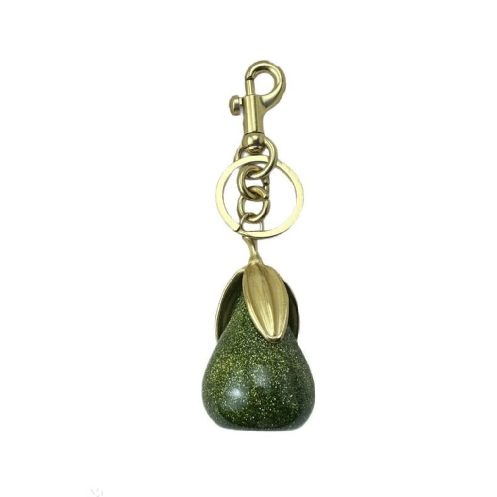 Swan Madchen Swan Madchen Gold Pear Keychain Bag Charm