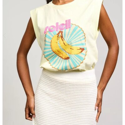Skies Are Blue Printed Sleeveless Top