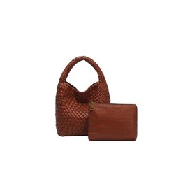 Bo Bags Woven Two for One Hobo Handbag