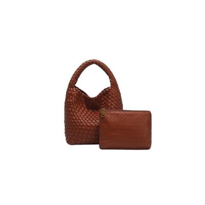 Bo Bags Woven Two for One Hobo Handbag
