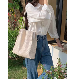 Pretty Persuasions Woven Shoulder Bag