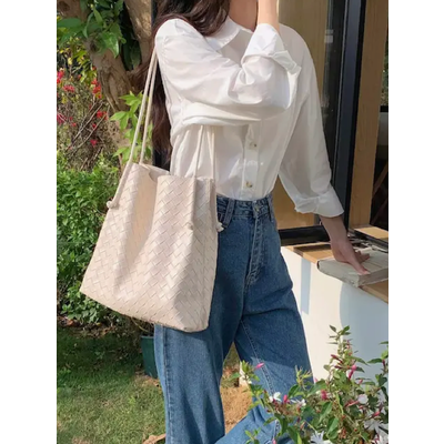 Pretty Persuasions Woven Shoulder Bag