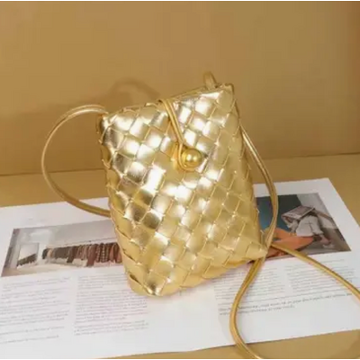 Pretty Persuasions Small Woven Crossbody Bag