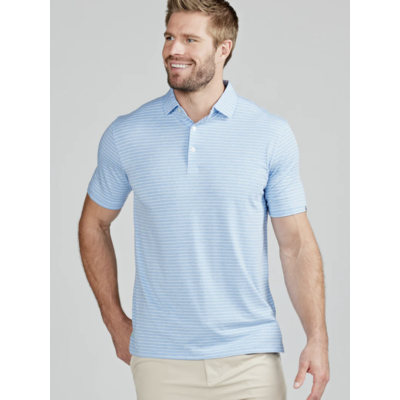 Tasc Performance Cloud Polo Brookline Stripe