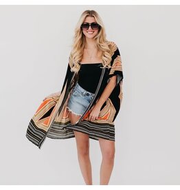 Pretty Simple In The City Of Paradise Kimono