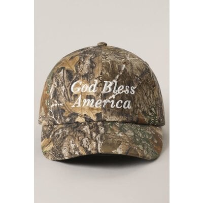 Fashion City God Bless America Baseball Cap