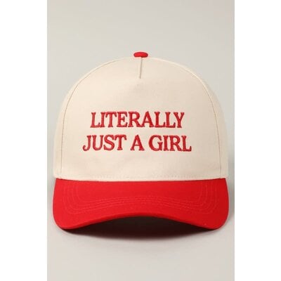 Fashion City Just A Girl Two Tone Hat