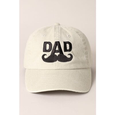 Fashion City Dad Mustache Embroidered Hat