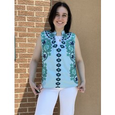 THML THML Patterned Sleeveless Blouse