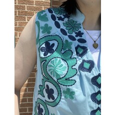 THML THML Patterned Sleeveless Blouse