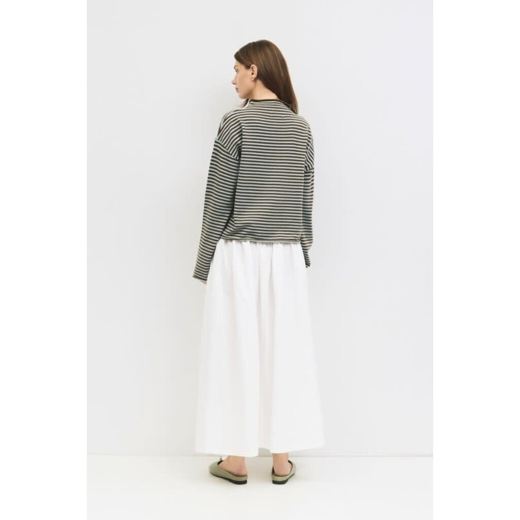 Mod Ref Mod Ref Striped Button Up Cardigan