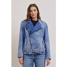 Hidden Hidden Relaxed Biker Jacket