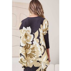 Current Air Current Air Floral Printed Dolman Sleeve Top