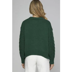 She + Sky She + Sky Cable Knit Sweater Cardigan