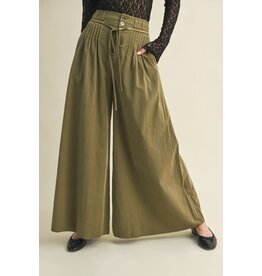 Mustard Seed Pintuck Wide Leg Pants