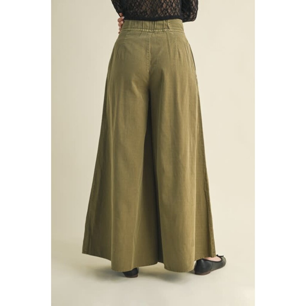 Mustard Seed Mustard Seed Pintuck Wide Leg Pants
