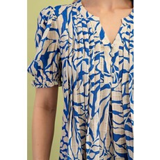 Gigio Gigio Printed Short Sleeve Blouse