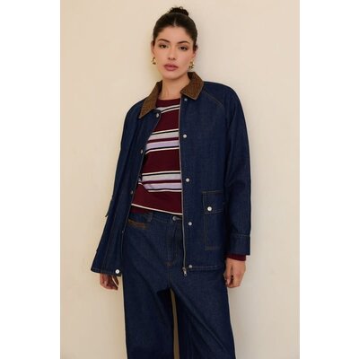 Sunday Edition Animal Print Barn Jacket