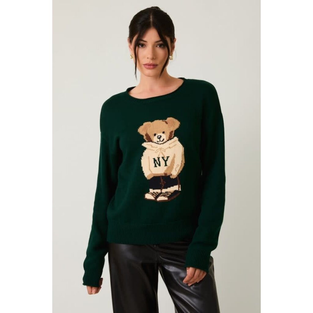 Sunday Edition Sunday Edition NY Bear Graphic Sweater