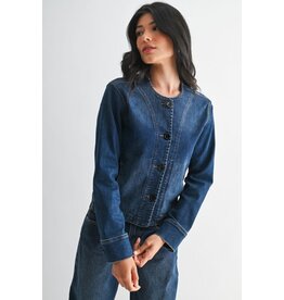 Just Black Denim Barrel Jacket