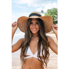 Aili's Corner Aili's Corner Bow Accent Peasant Sun Hat